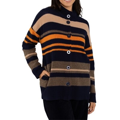 Pure Wool Stripe Jacket by Yarra Trail Pure Wool Stripe Jacket by Yarra Trail