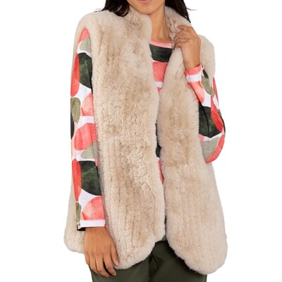 Faux Fur Vest by Yarra Trail Faux Fur Vest by Yarra Trail