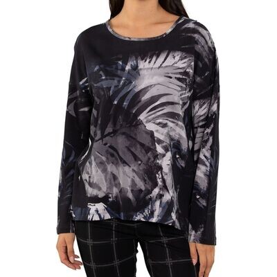 Pure Cotton Foliage Print Tee by Yarra Trail Pure Cotton Foliage Print Tee by Yarra Trail