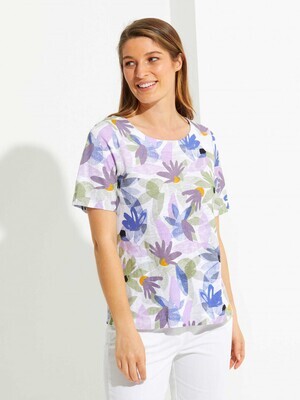 Aster Print Tee by Yarra Trail