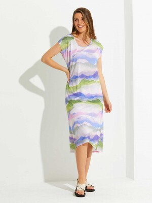 Alp Cotton Blend Print Dress by Yarra Trail