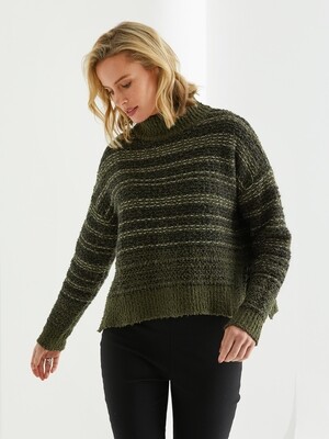 Cotton Blend Speck Knit Jumper by Marco Polo