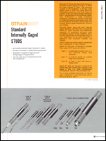 Strainsert Standard Internally Gauged Studs