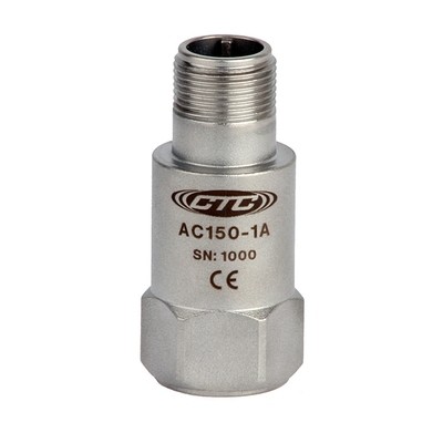 AC150 Series Low Cost Accelerometer, Top Exit Connector/Cable, 100 mV/g
