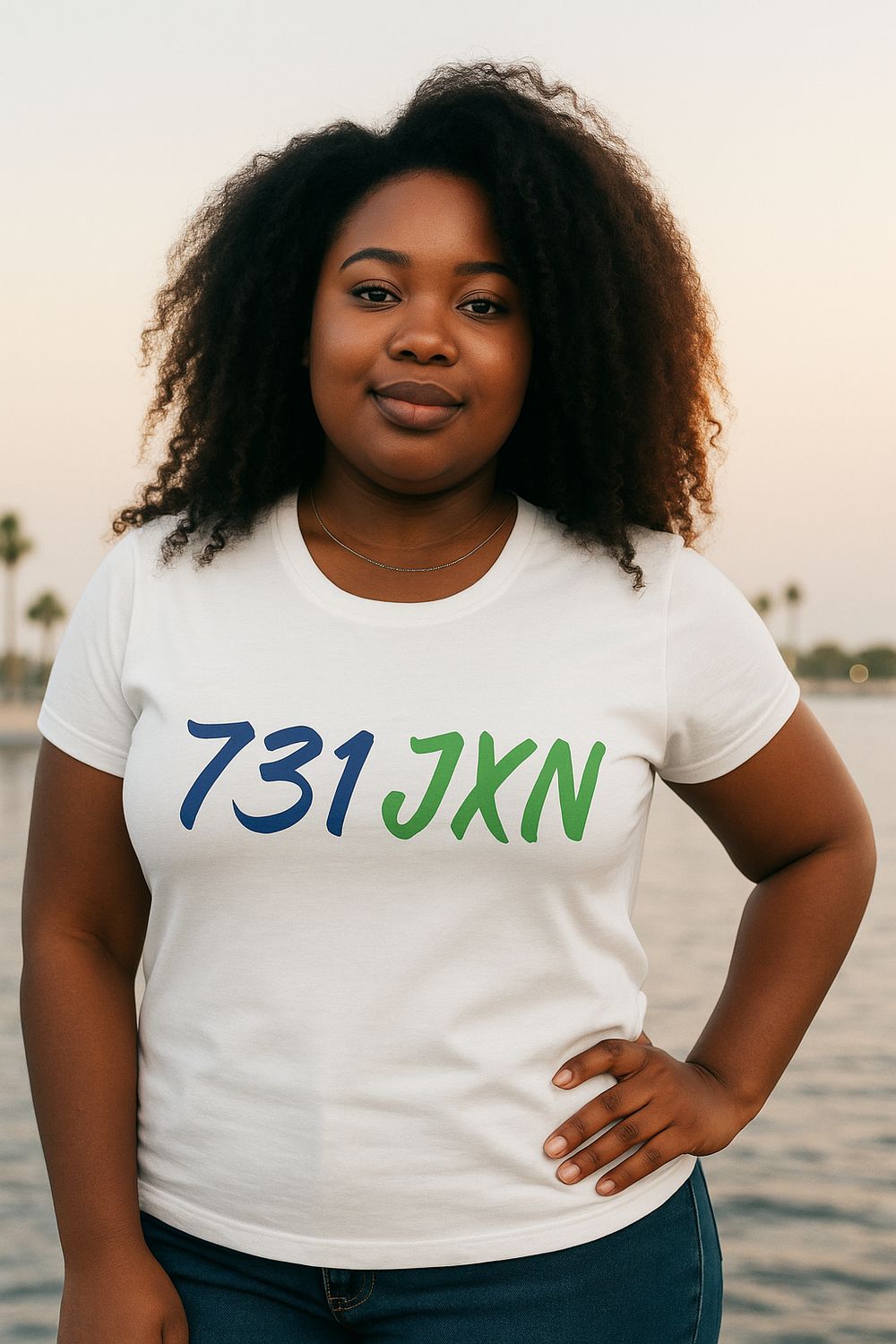 731 JXN White Tee  Simple. Classic. Worn with purpose.