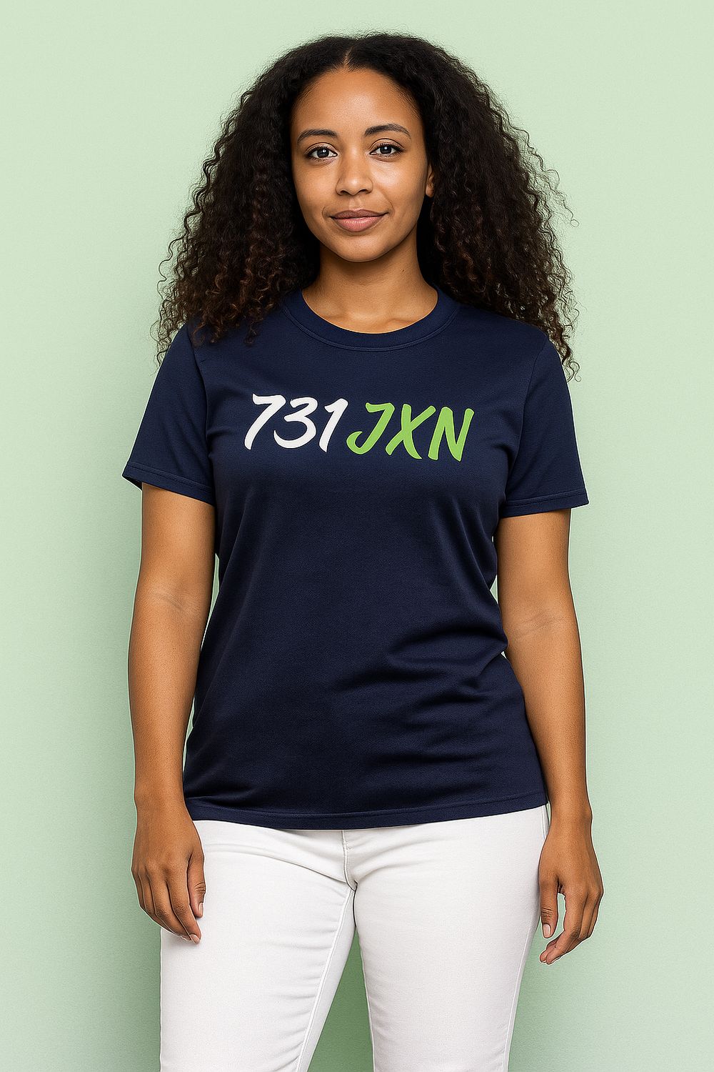 The Color of Jackson — Navy, white, and olive.  The colors of our city, worn with pride.