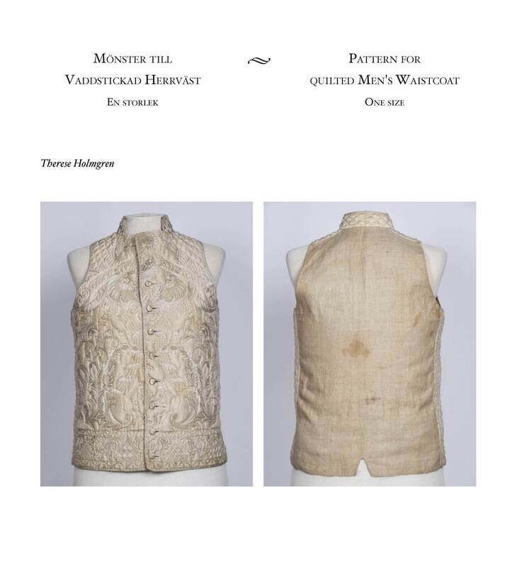 Pattern for Quilted Men's Waistcoat