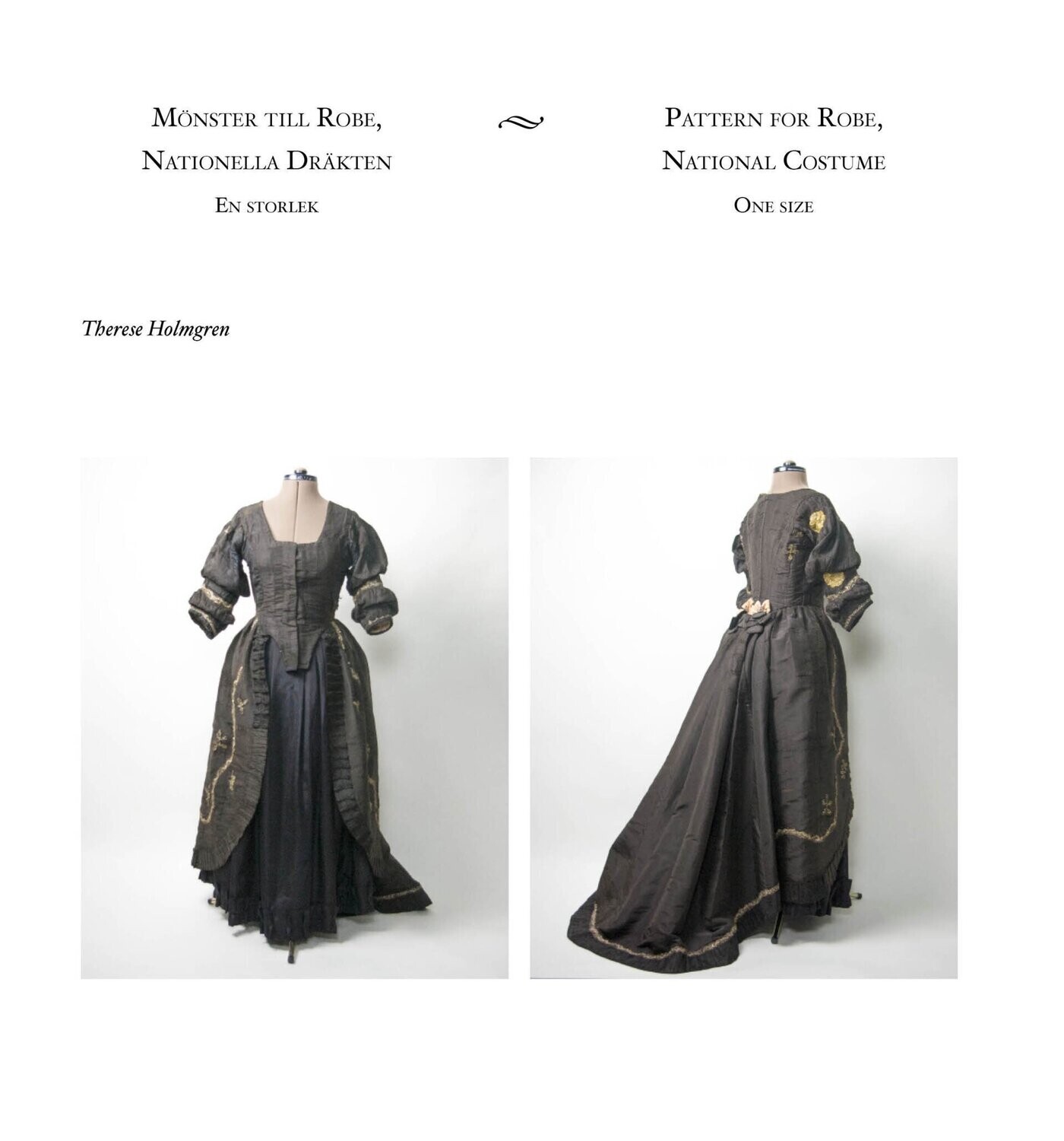 Pattern for Robe, National Costume PDF