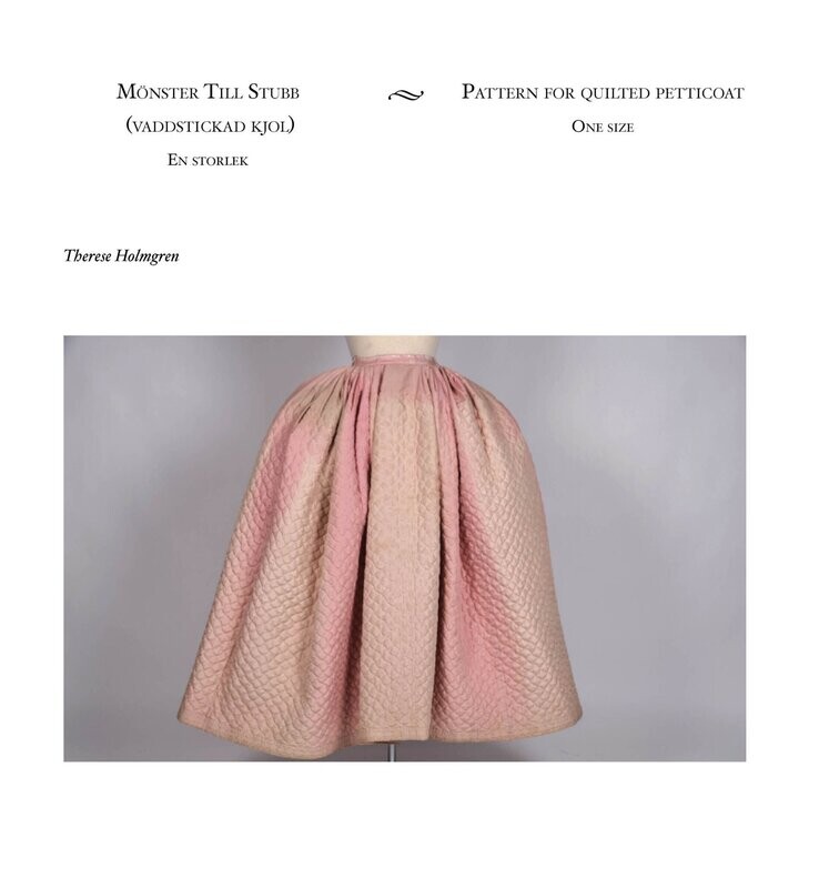 Pattern for Quilted Petticoat PDF