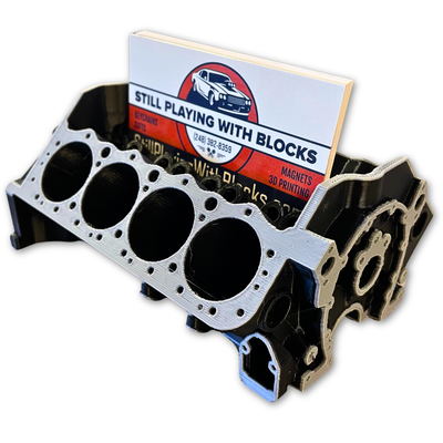 Small Block Chevy Card Holder