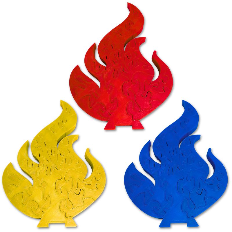 Survivor Inspired Flame Puzzle