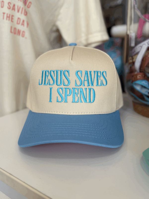 JESUS SAVES TRUCKER HAT