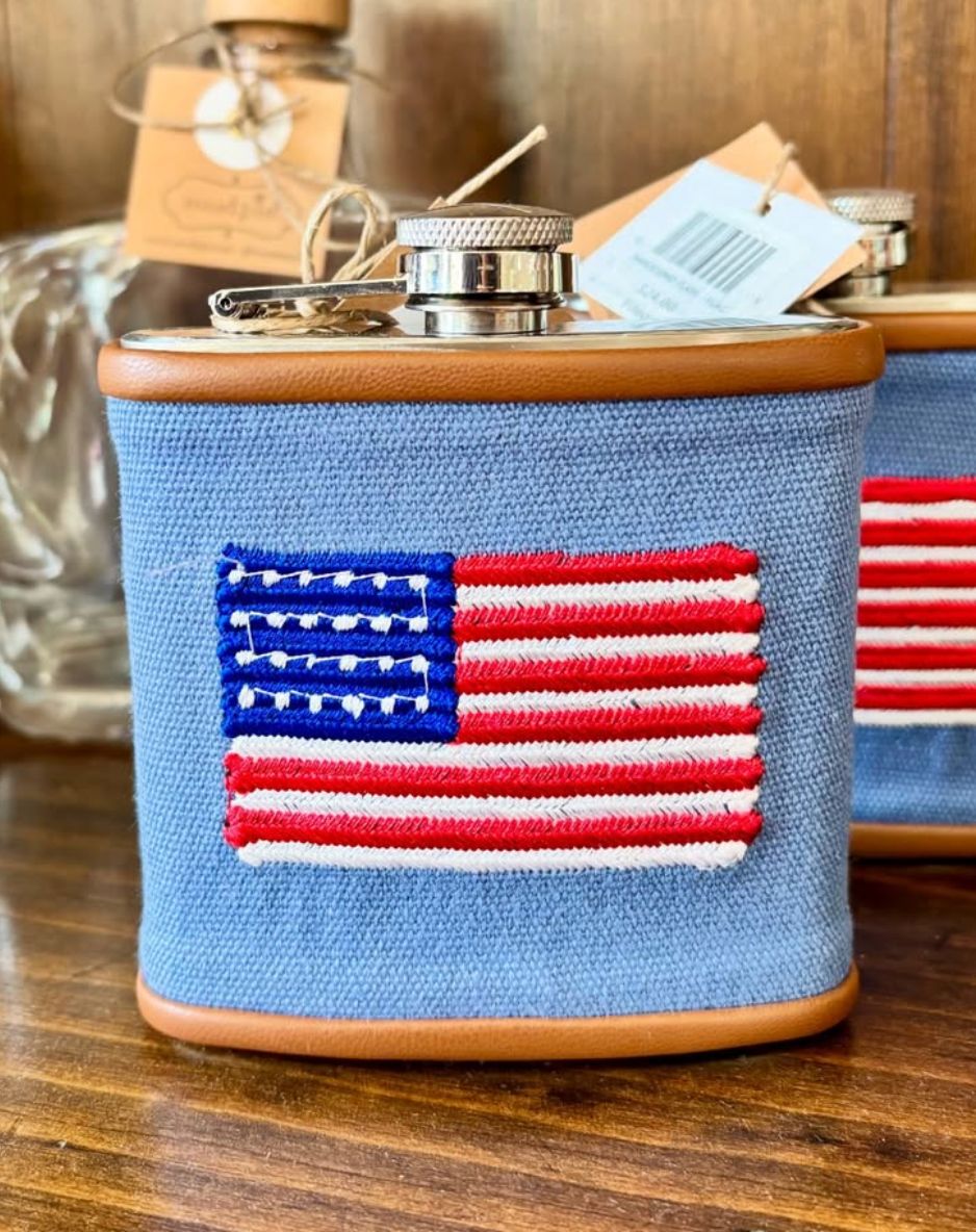 EMBROIDERED FLASK