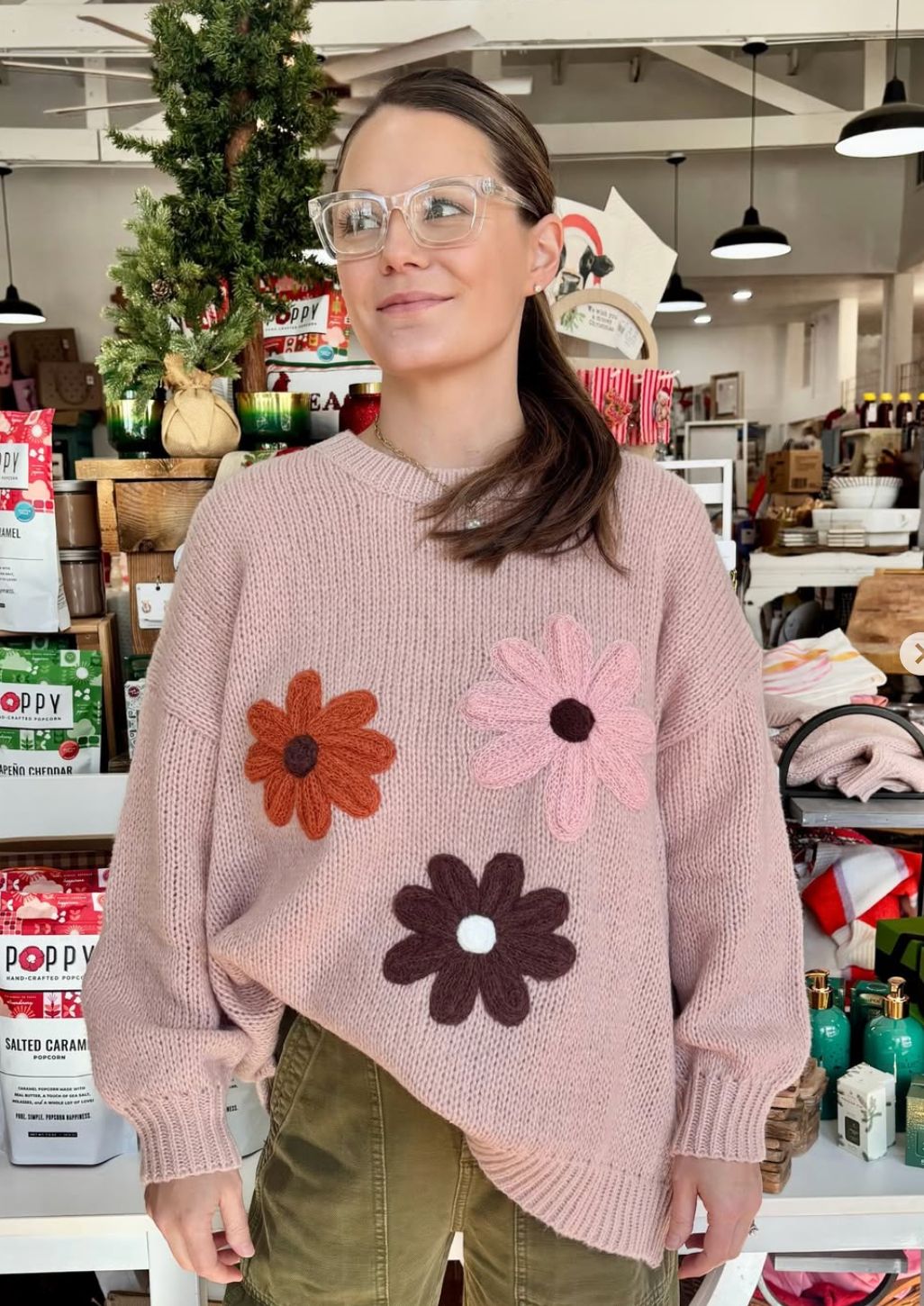 FARLEY FLORAL SWEATER