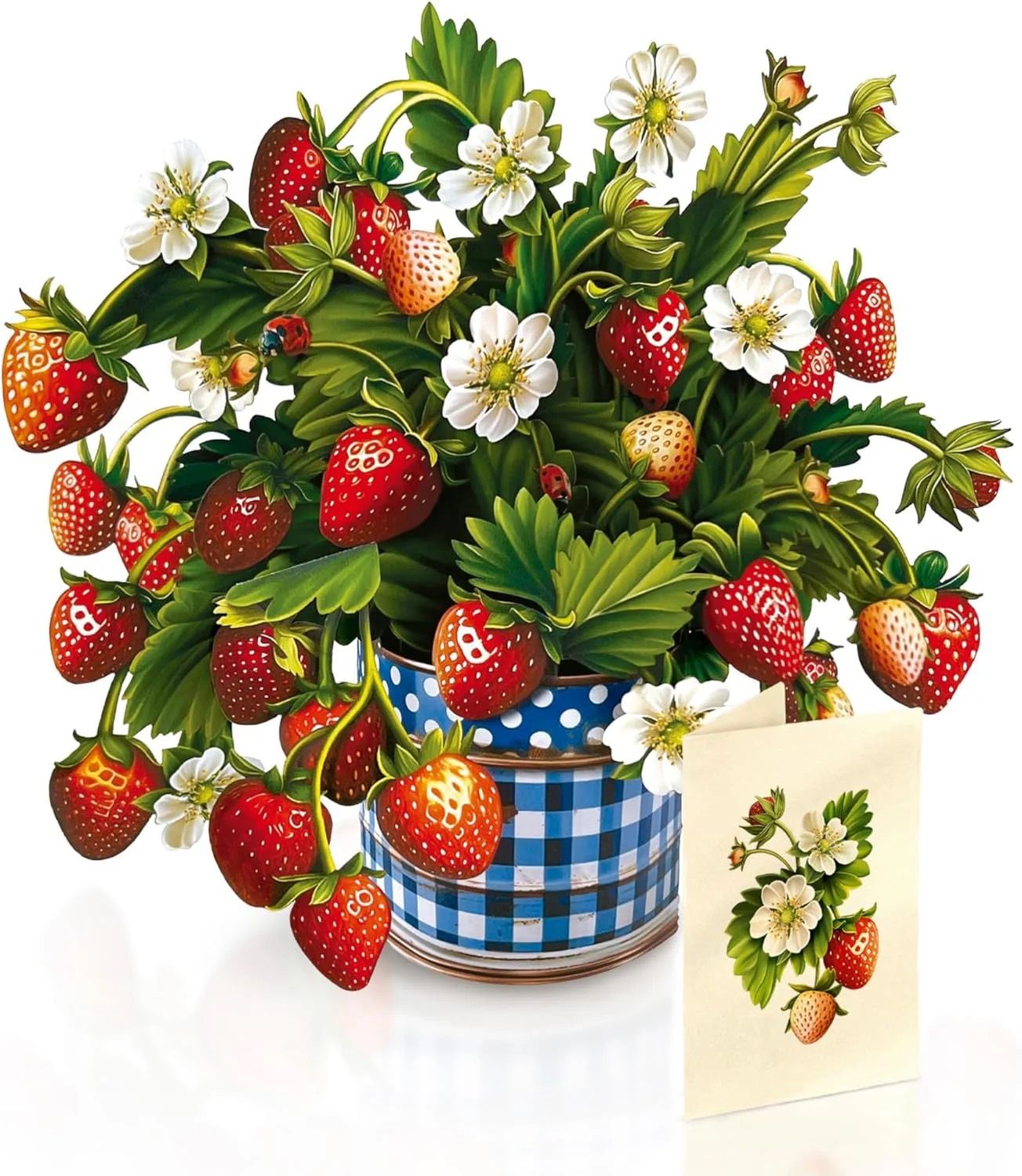 Strawberry Blossom Pop Up Card