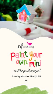 NORA FLEMING EVENT!