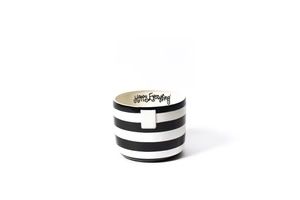 BLACK STRIPE MINI HAPPY EVERYTHING! BOWL