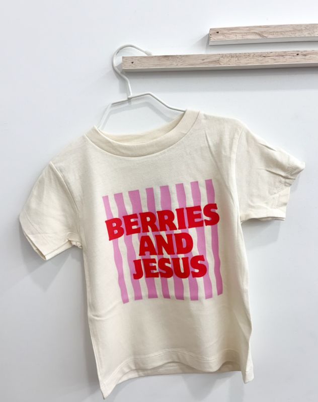 Berries &amp; Jesus Toddler Tee