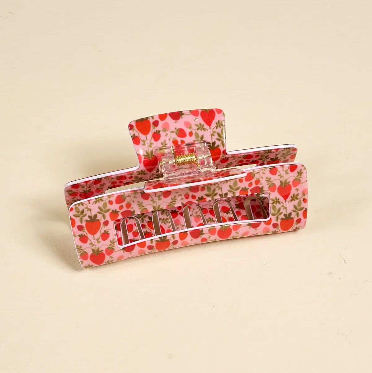 Strawberry Fields Claw Clip