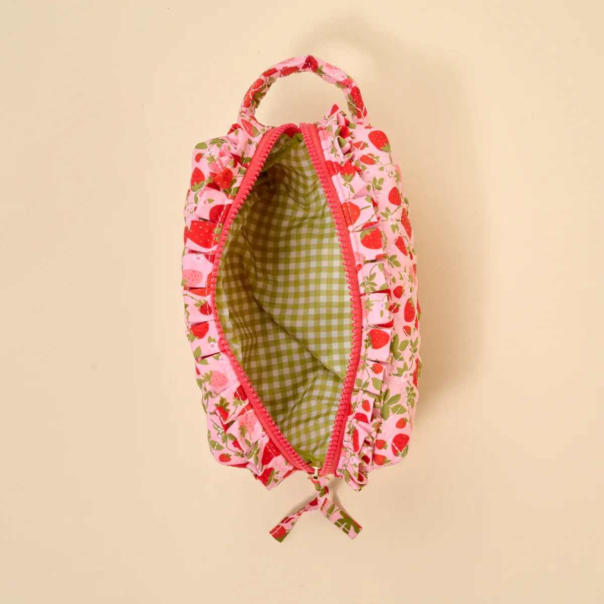 Essentials Quilted Cosmetic Pouch