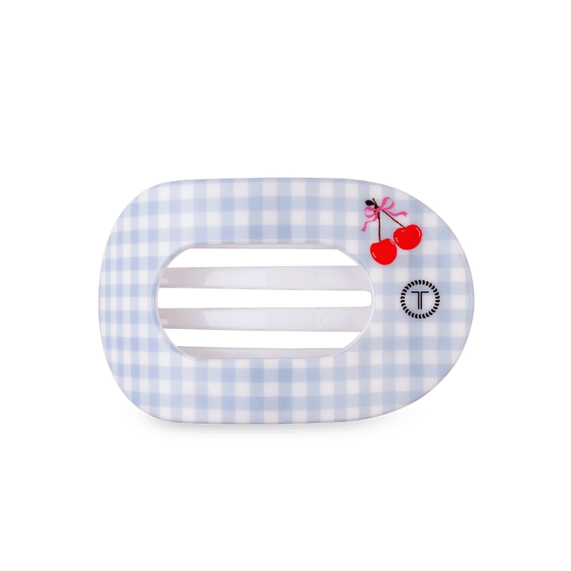 Basket of Cherries Medium Flat Round Hair Clip