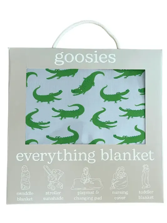 Everything Blanket - Blue Alligators
