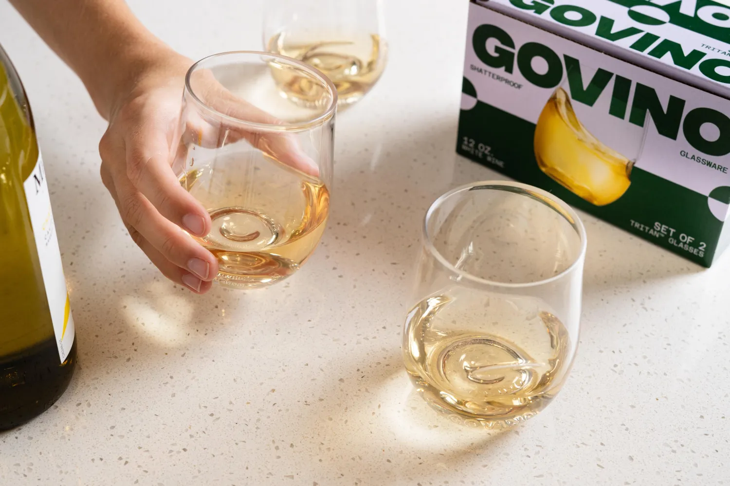 Govino 12oz White Wine Glasses