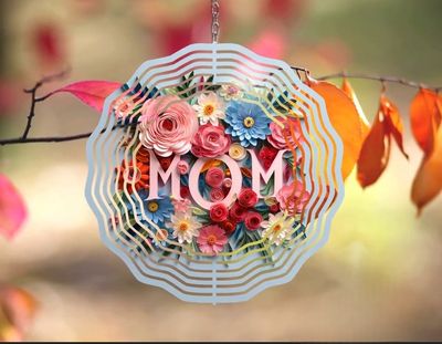 Mom Metal Windspinner