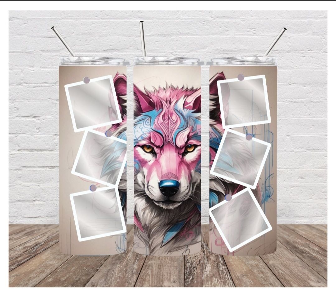 Wolf Photo Tumbler