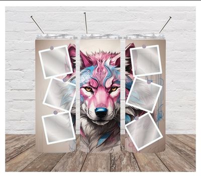 Wolf Photo Tumbler