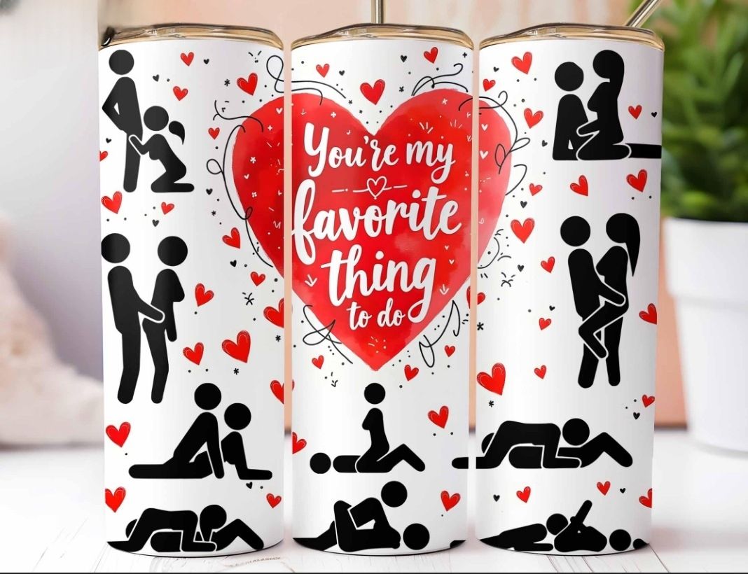 Naughty Valentines Day Tumbler