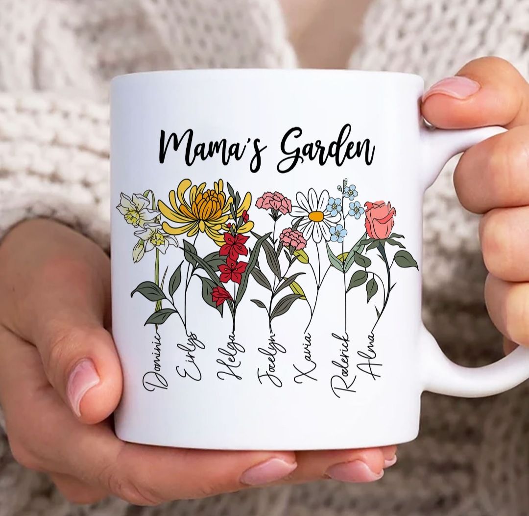 Mother&#39;s Day Floral Garden Personalized Mug