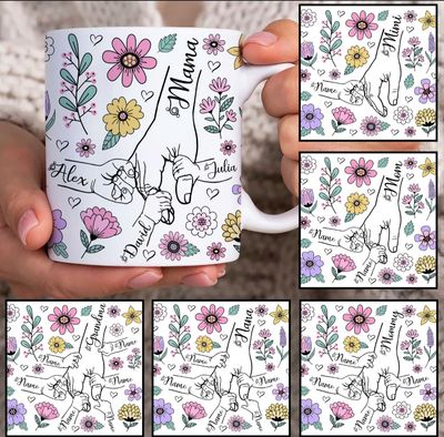 Mother&#39;s Day Personalized Hand Mug