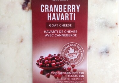 Cranberry Havarti 100g