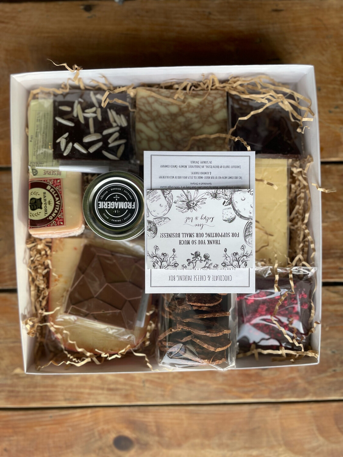 Chocolate And Cheese Pairing Gift Box