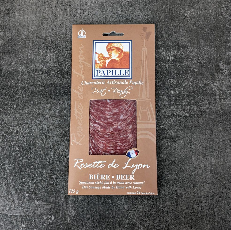 Rosette de Lyon – Sliced – Beer – Papille Rosette de Lyon – Sliced – Beer – Papille