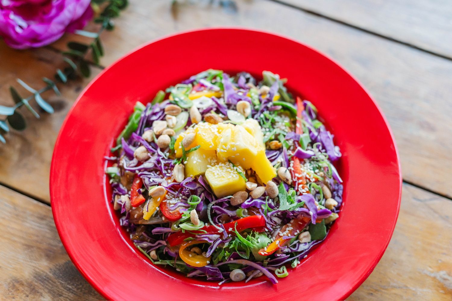 Thai Mango Peanut Salad Large Catering Thai Mango Peanut Salad Large Catering