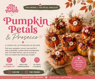 Pumpkins, Petals & Prosecco Pumpkins, Petals & Prosecco