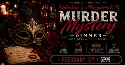 Valentines Murder Mystery Dinner Valentines Murder Mystery Dinner