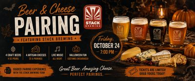 Beer & Cheese Pairing featuring Stack Brewing 🍺🧀 Beer & Cheese Pairing featuring Stack Brewing 🍺🧀
