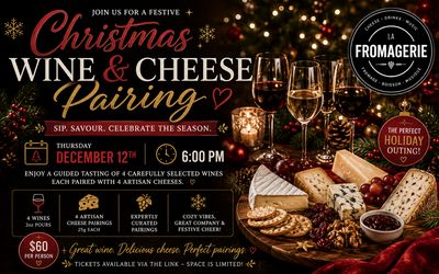 Christmas Wine + Cheese Pairing Christmas Wine + Cheese Pairing