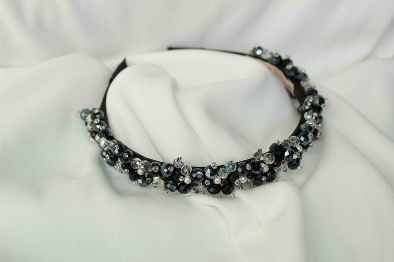 DIADEMA MURANO Y PERLAS