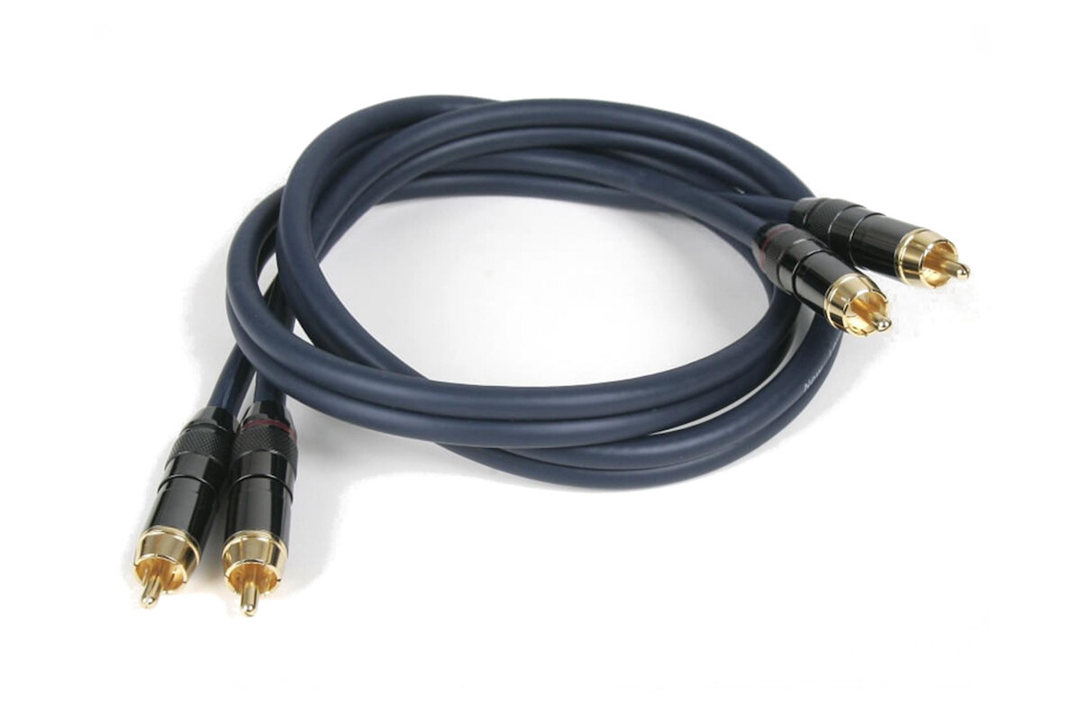 XTZ Audio cable 2x1m Blue Line