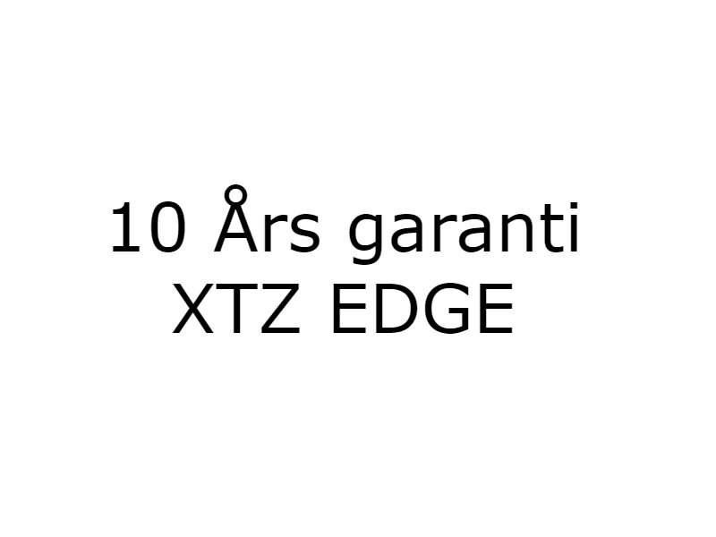 XTZ Edge 10 års garanti