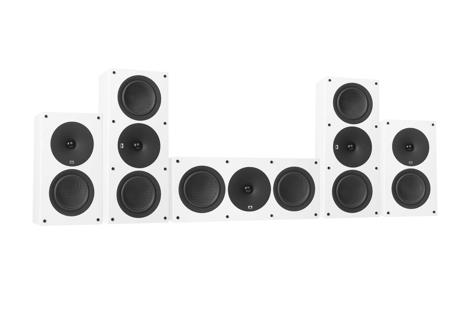 XTZ Spirit 5.0 – Matte White Surround Sound Speaker Package