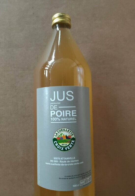 Jus de POIRE de la CUEILLETTE