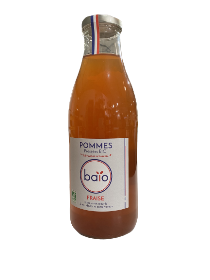 Jus de pomme Fraise "BAIO" 1l