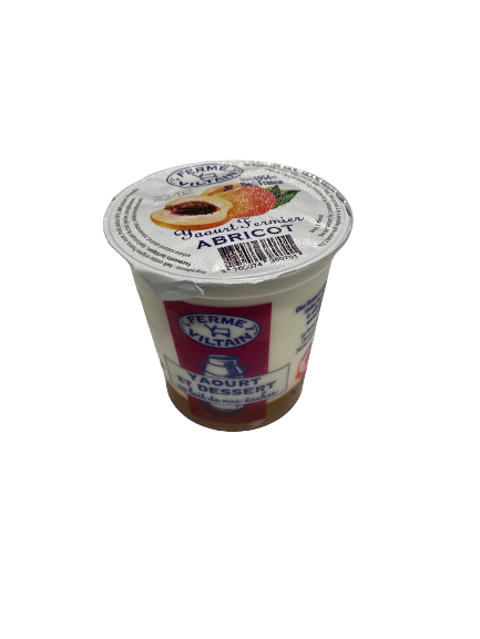 Yaourt et dessert au lait de vache Abricot "La Ferme de Viltain"