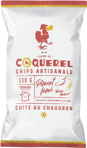 Chips artisanale Piment Fumé cuite au chaudron Coquerel