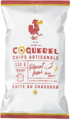 Chips artisanale Piment Fumé cuite au chaudron Coquerel